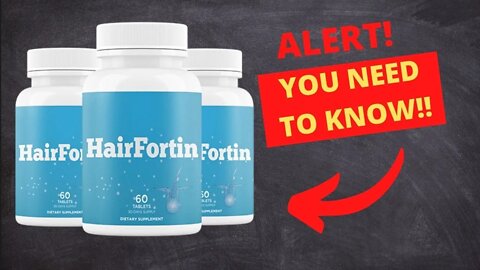 HAIRFORTIN REVIEW Does Hairfortin Work Hairfortin Supplement