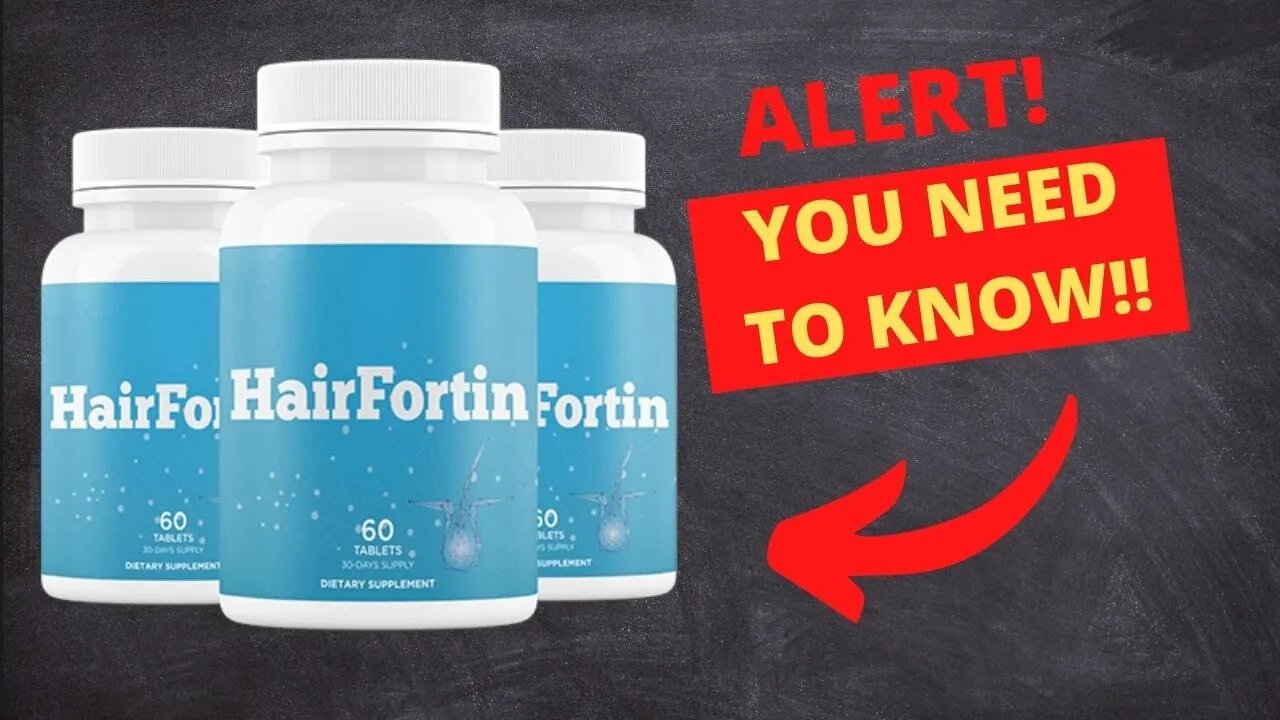 HAIRFORTIN REVIEW Does Hairfortin Work Hairfortin Supplement
