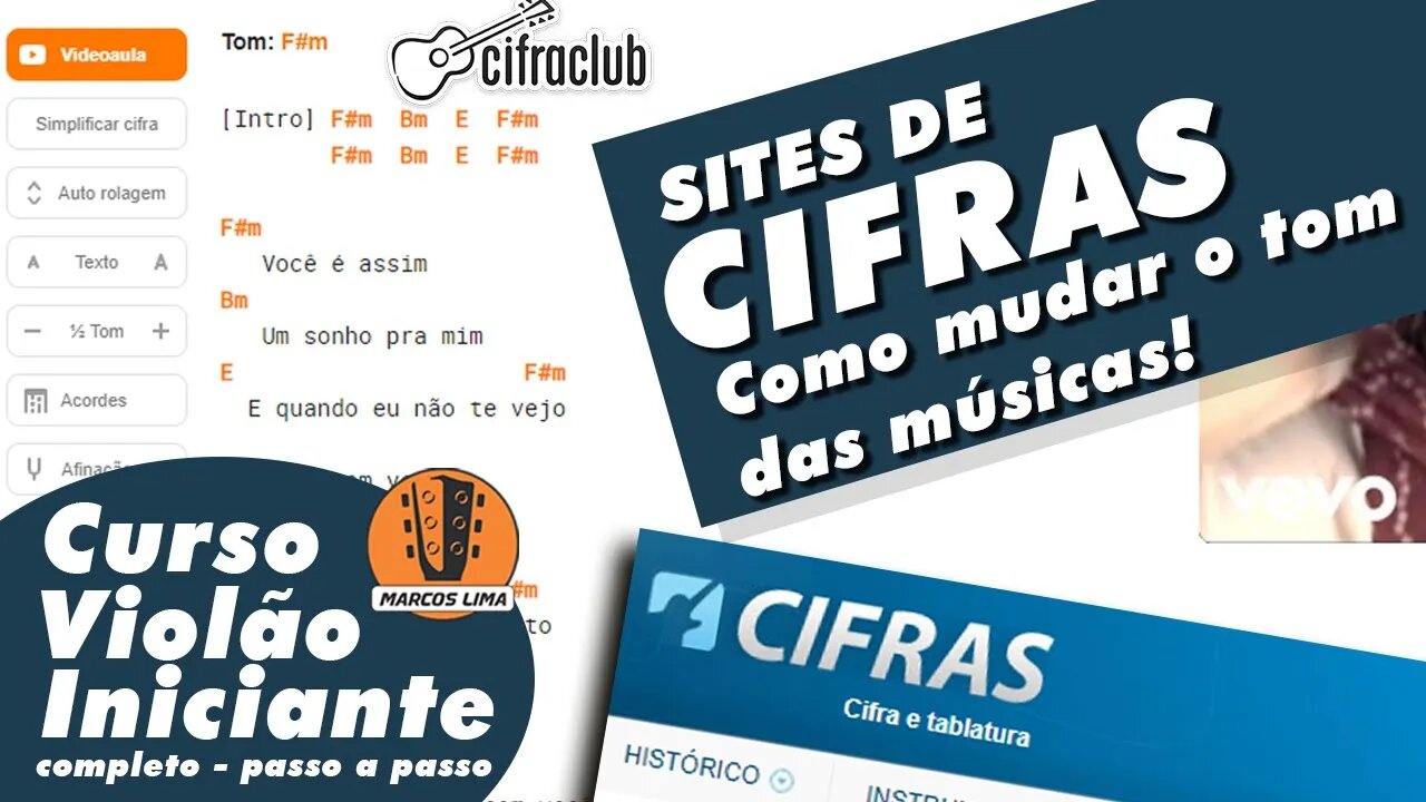 Aprenda a usar corretamente os sites de Cifras | Iniciante | Nível zero| Fácil demais!!