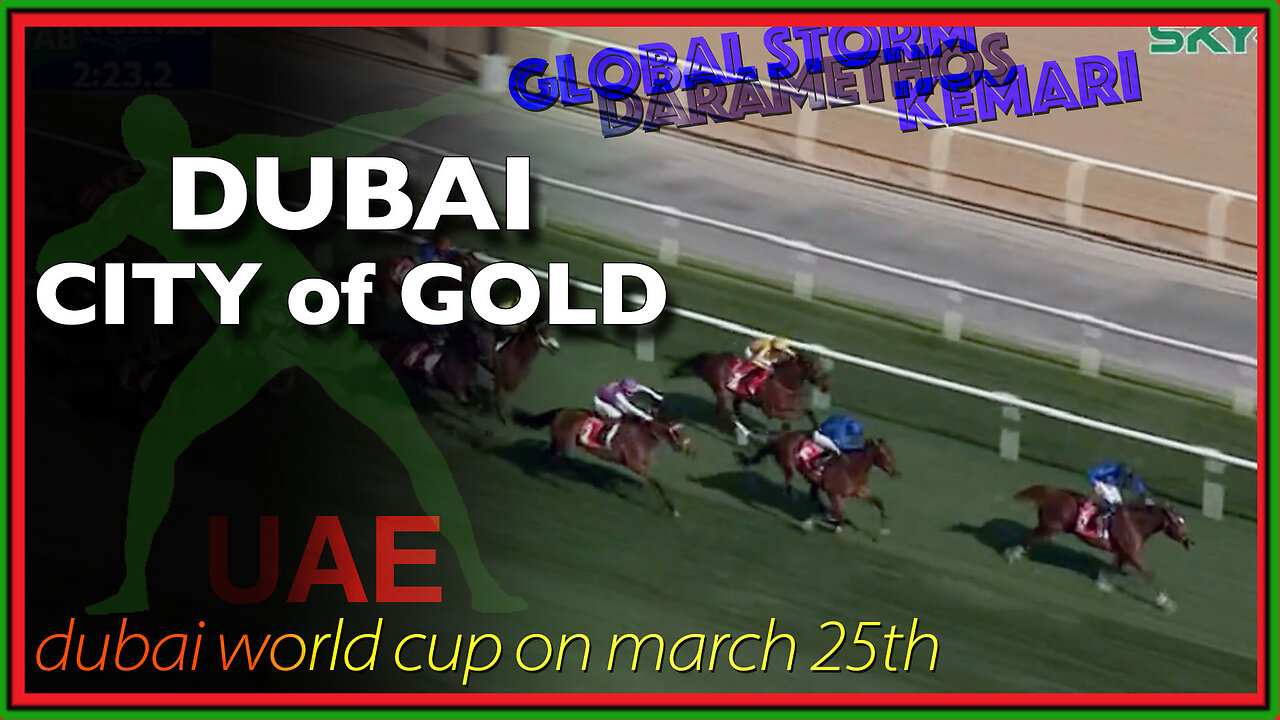 2023 Dubai City Of Gold | Kemari (GB), Global Storm (IRE), Daramethos (IRE),