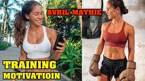 Hot Female Boxer Avril Mathie, Training Motivation