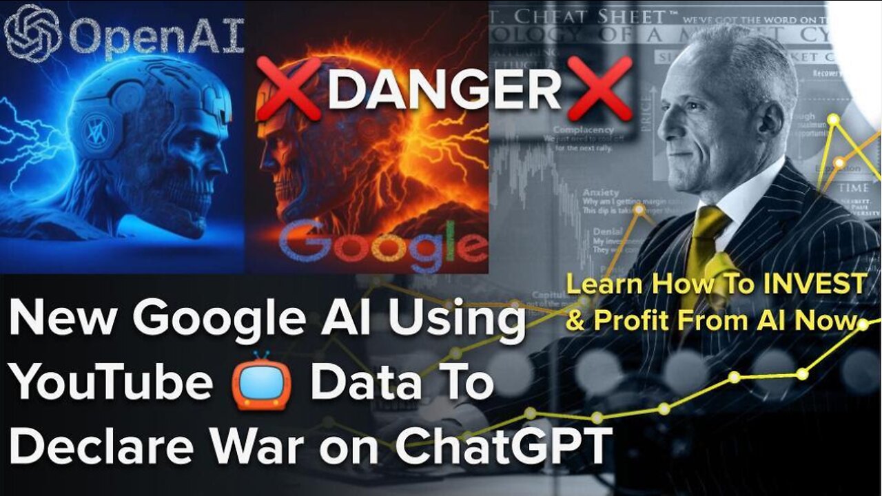 New Google AI Using YouTube Data To Declare War on ChatGPT