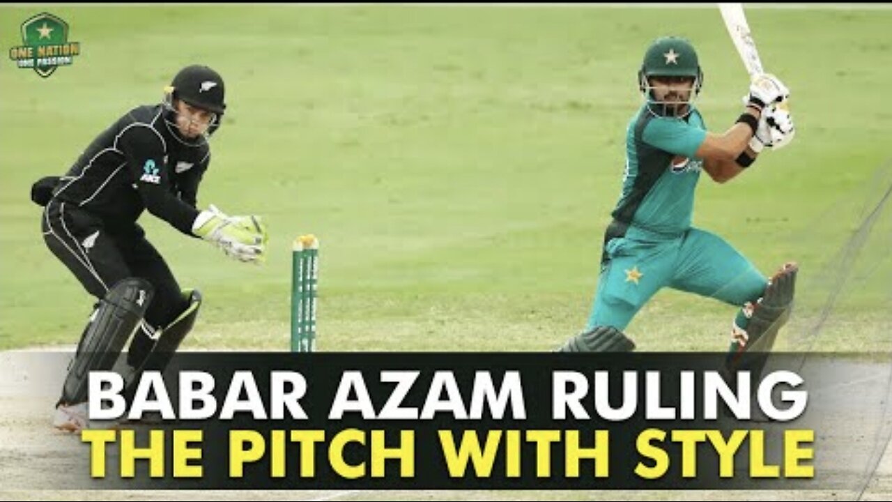 Babar Azam's stylish knock | Pakistan vs New Zealand #babarazam #pakistan #cricket