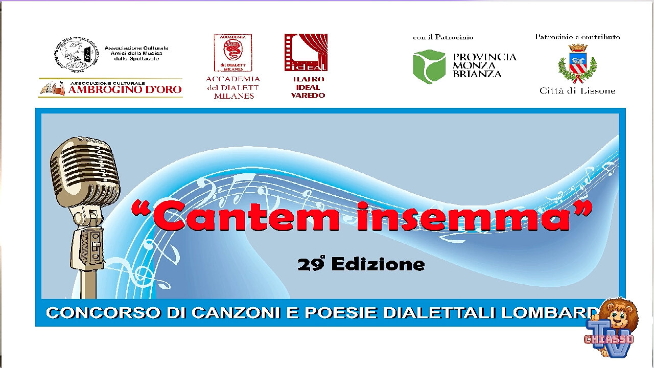 29^ Edizione "Cantem insemma" di Lissone