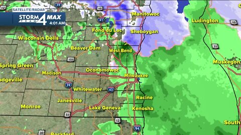 Rainy Monday morning, highs in the 40s