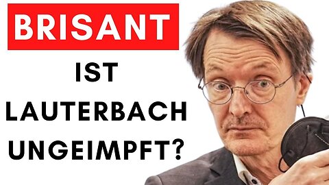 Video-Beweis: Sind Lauterbachs eigenen Impfungen gelogen?@Alexander Raue🙈🐑🐑🐑 COV ID1984