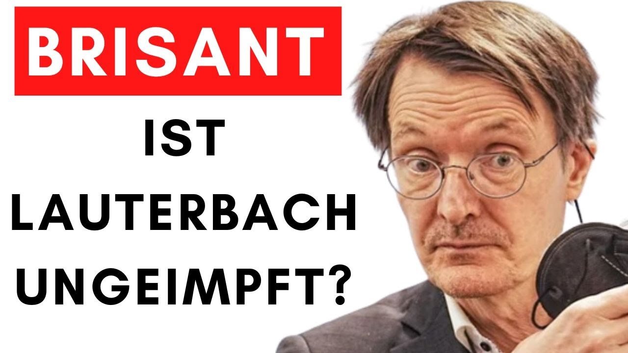 Video-Beweis: Sind Lauterbachs eigenen Impfungen gelogen?@Alexander Raue🙈🐑🐑🐑 COV ID1984