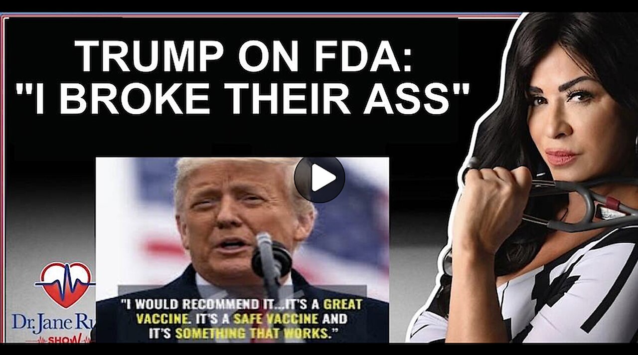 Trump Still Supports Covid "Vaccines" & Ignores Adverse Reactions & Deaths