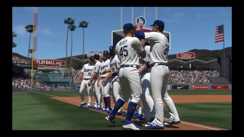 MLB The Show 19 Dodgers Franchise Game 1