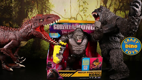 New Godzilla X Kong The New Empire Toys unboxed Mega Punching Kong Godzilla Vs King Kong Battle