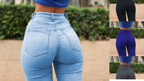 Slim Jeans For Women Skinny High Waist Woman Denim Pencil Pants Stretch Waist