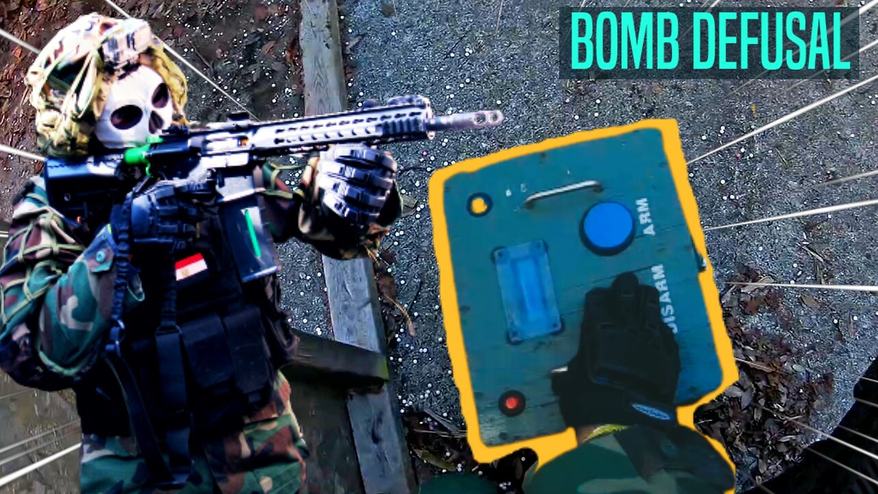 Defusing the Bomb in the Town + New Woodland Kit - CYMA M4 Gameplay at Cedar Creek