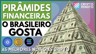 🚨 PIRÂMIDES - CARDANO SOBE - VISA E AGROTOKEN - USDT - SOLANA - BITCOIN - ETH - CRIPTO NOTÍCIAS HOJE