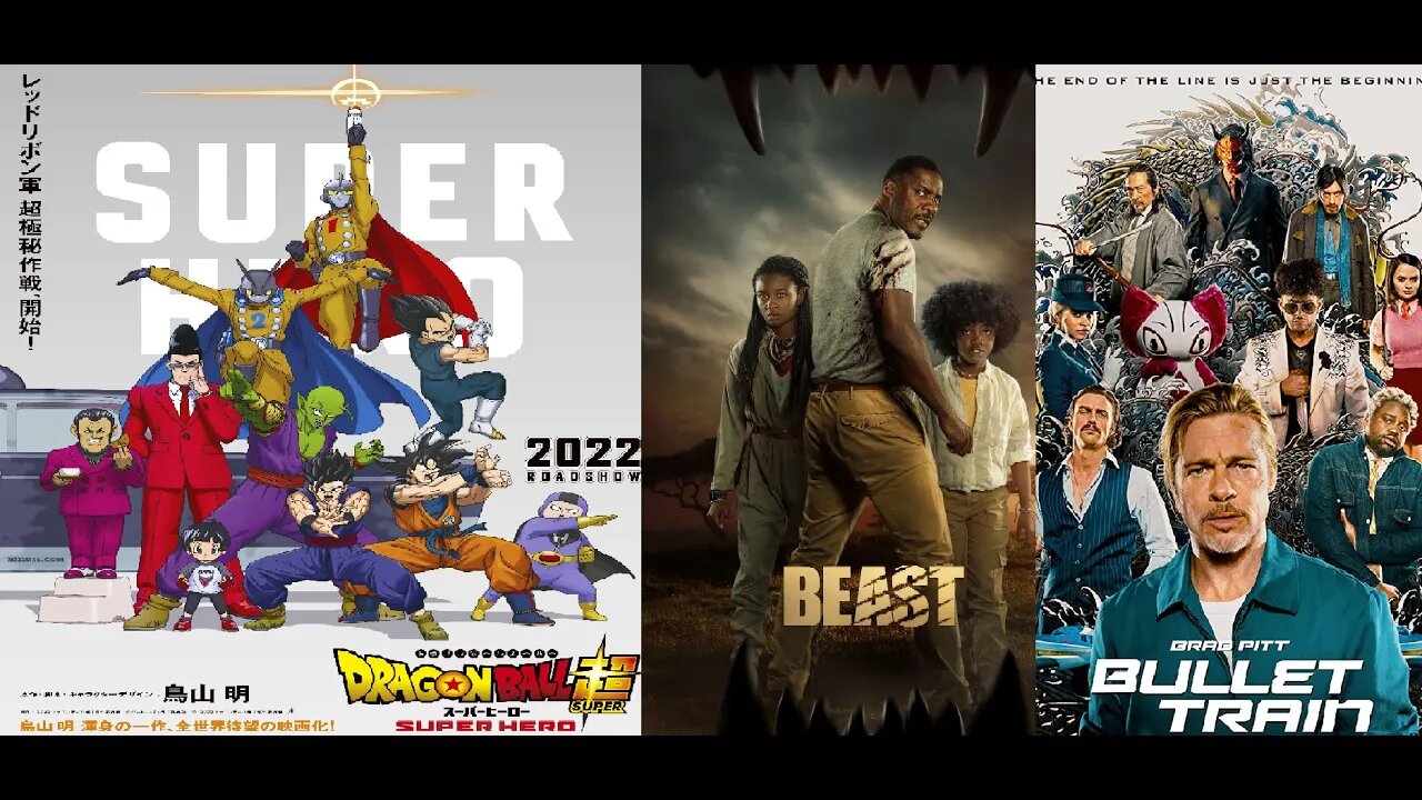 Dragon Ball Super: Super Hero, Beast, Bullet Train = Box Office Movie Mashup #shorts