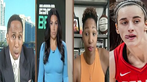 Stephen A Smith in SHOCK as Caitlin Clark argument turns UGLY! Monica McNutt DISRESPECTS Stephen A!