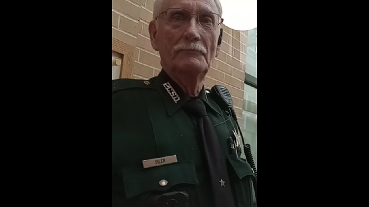 Deputy Siler Says HE MAKES THE LAWS! (raw footage)