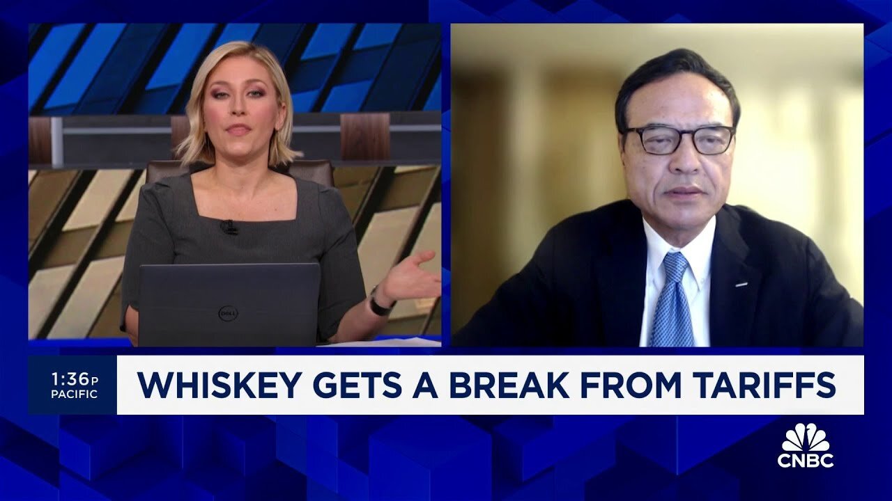 Suntory CEO Takeshi Niinami talks EU lifting U.S. whisky tariffs