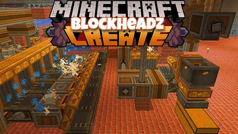 Minecraft Gold From Cobblestone Machine | Create Mod | Blockheadz Create 8