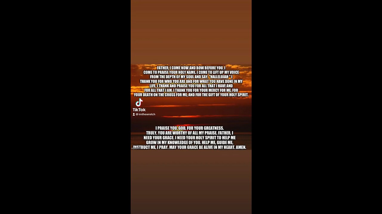 Have a blessed day. #prayer