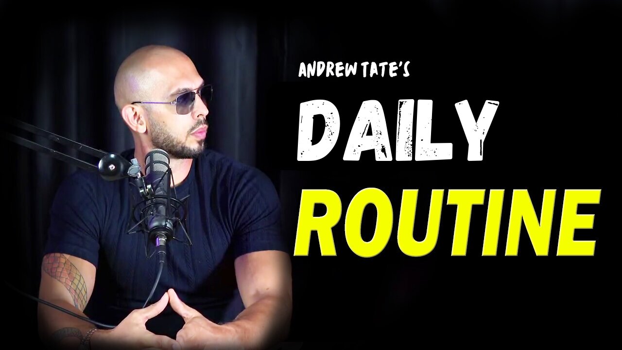 Andrew Tate's Daily Routine (MUST WATCH) | Motivational Speech