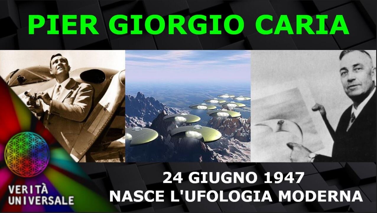 Pier Giorgio Caria - 24 Giugno 1947 - Nasce l'ufologia moderna