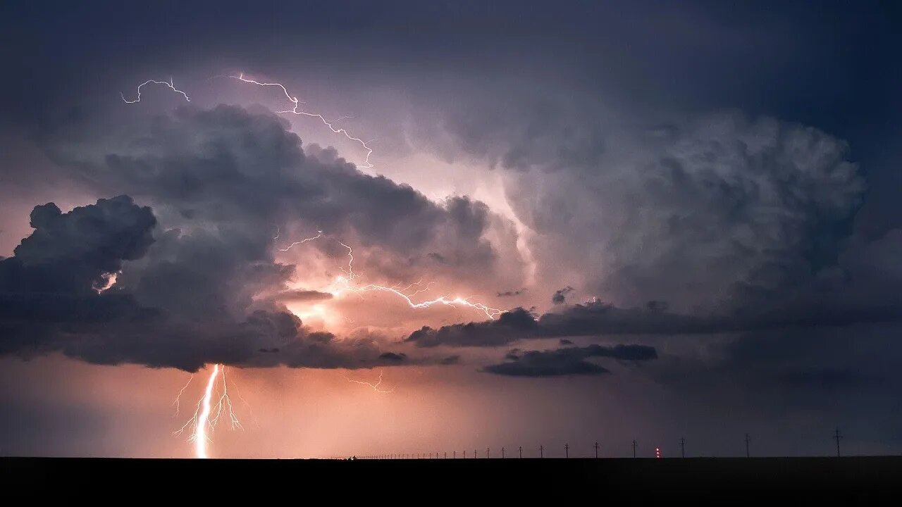 8 Hours of Gentle Rain and Rolling Thunder For Relaxation, Study, Sleep, and Meditation