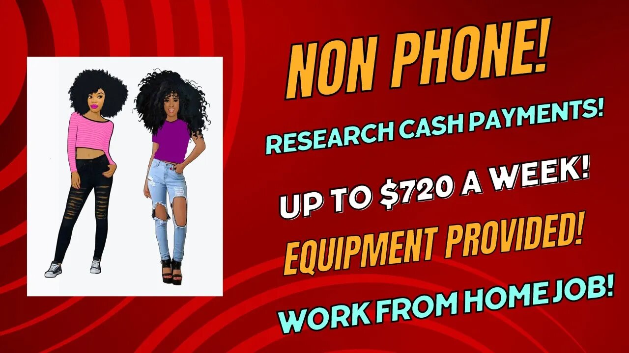 Non Phone Work From Home Job Researching Cash Payments Up To $720 A Week + Equipment Best WFH Job