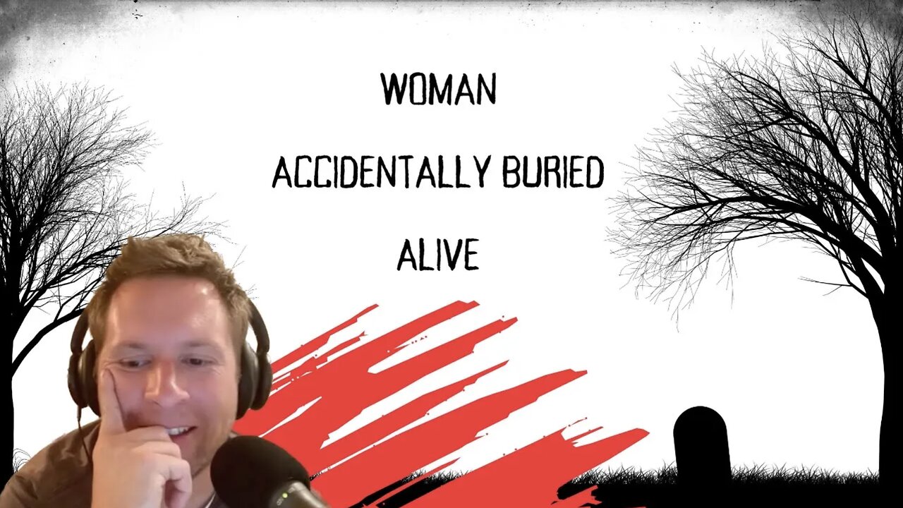 BURIED ALIVE - woman tries to escape from her coffin