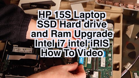 How to Clone a Hard Drive or SSD in Windows/ Upgrade a hp 15s laptop with ram and bigger ssd