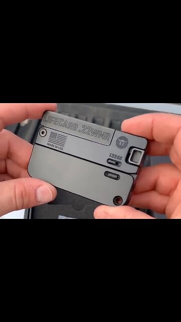 The Very Cool & Very Effective .22 Caliber Credit Card Gun - HaloRock