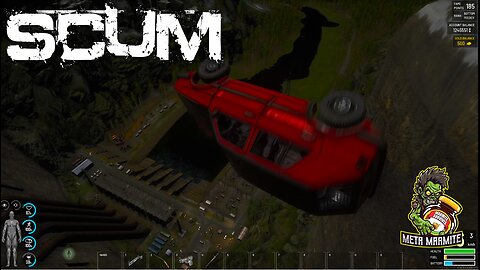 SCUM s02e24 - Dam Parkour without a Parachute is NOT a very good idea