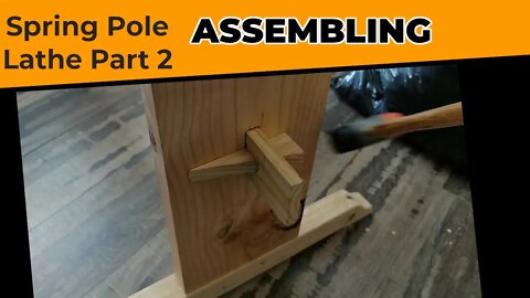 Making a Spring Pole Lathe - Part 2