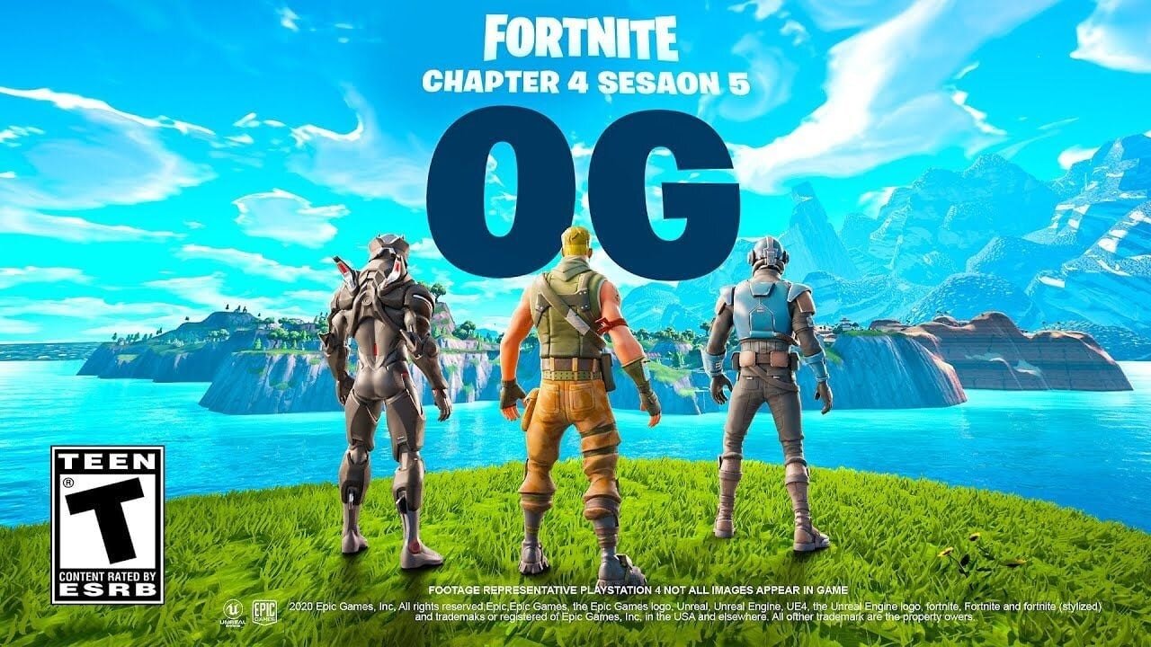 Fortnite, Charpter 4, Season 5 OG Map