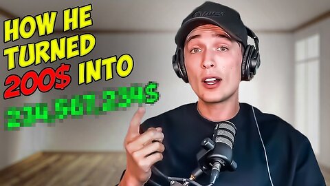 Here's How I Went From 200$ to Multimillionaire - Luke Belmar