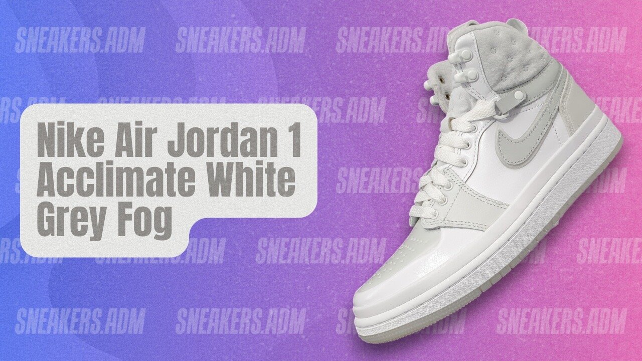 Nike Air Jordan 1 Acclimate White Grey Fog (W) - DC7723-100 - @SneakersADM