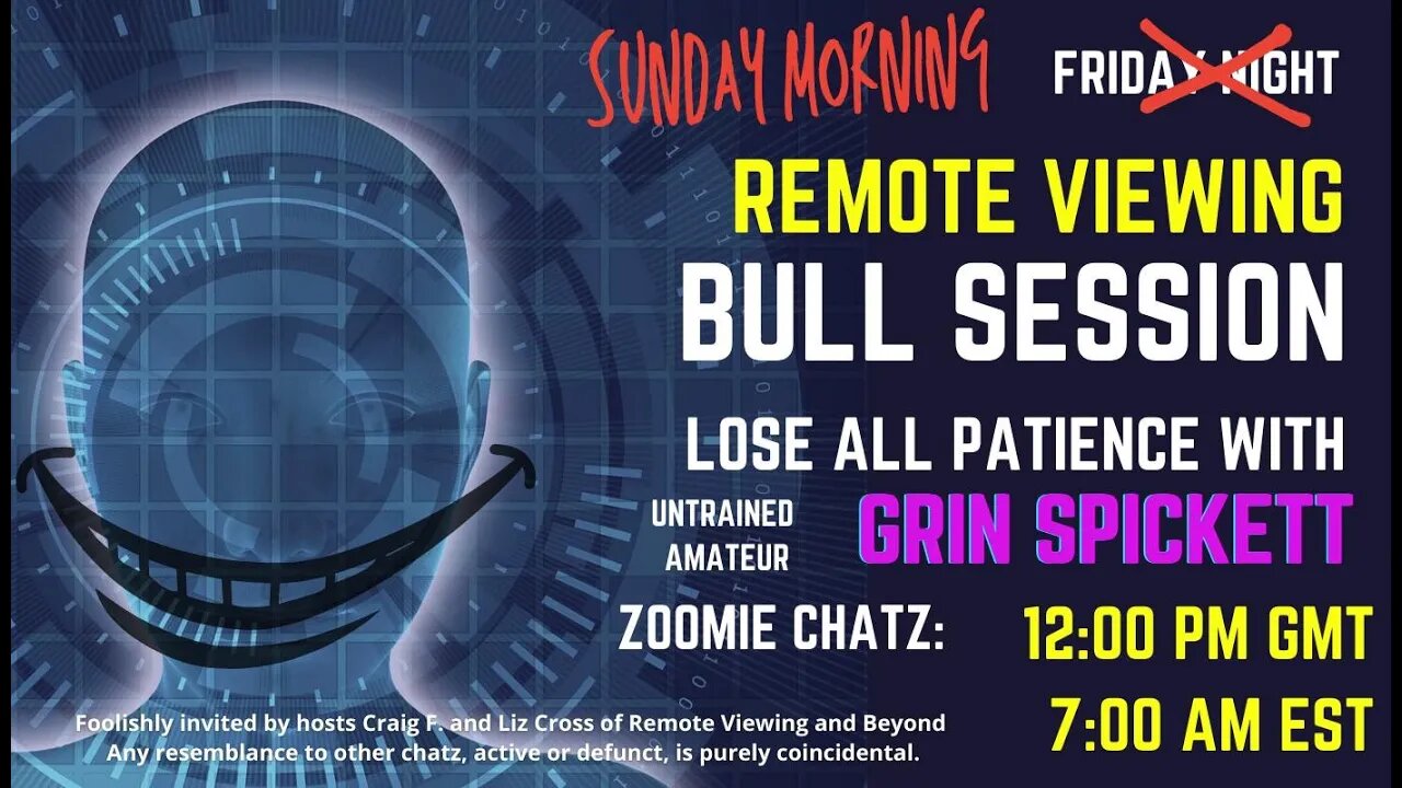 LOSE ALL PATIENCE with Grin Spickett - Remote Viewing discussion 1/31/21