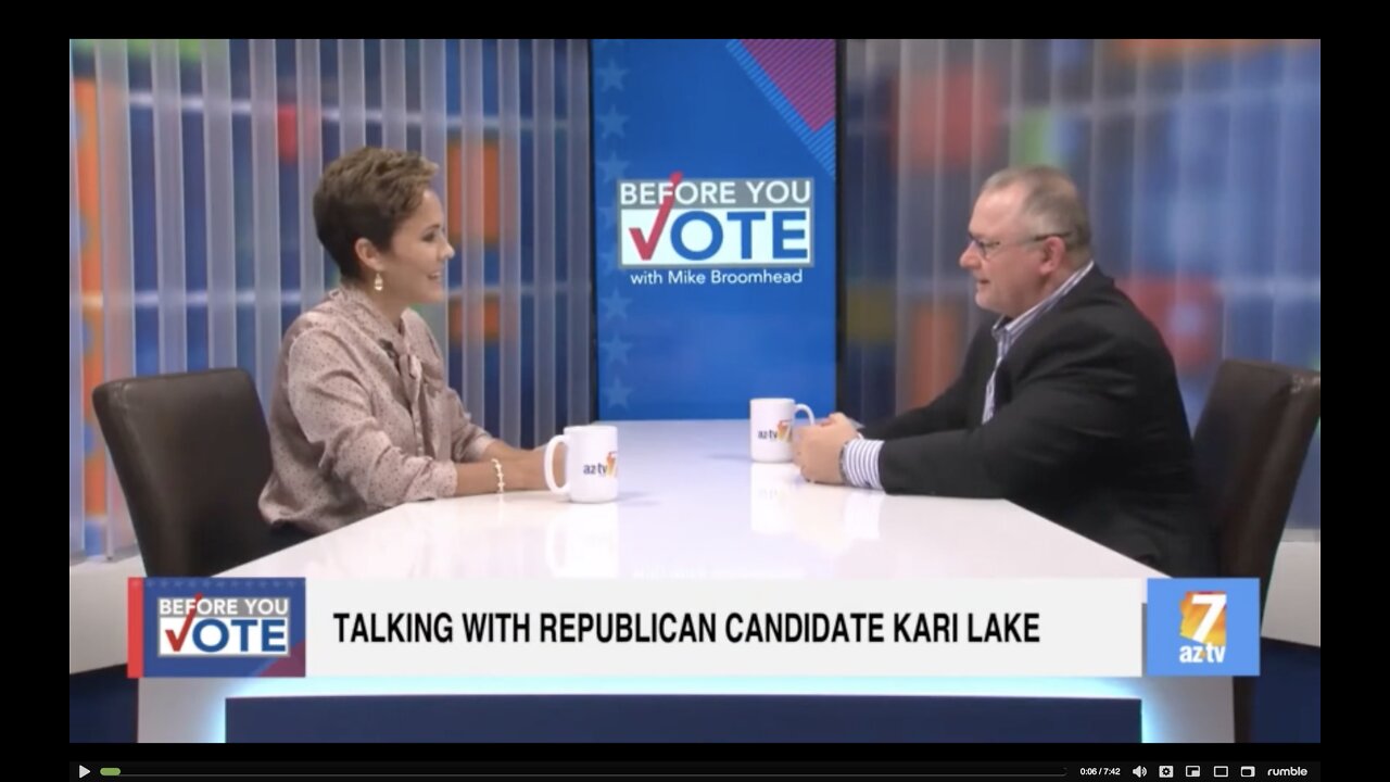 Watch! Kari Lake Joins Before You Vote with Mike Broomhead.