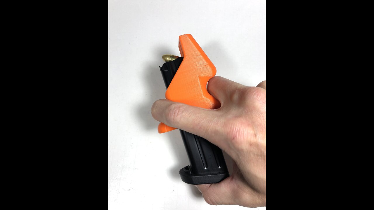 SARSILMAZ SAR9 Mag Speedloader - 17 round 9mm mag loading - 1st method