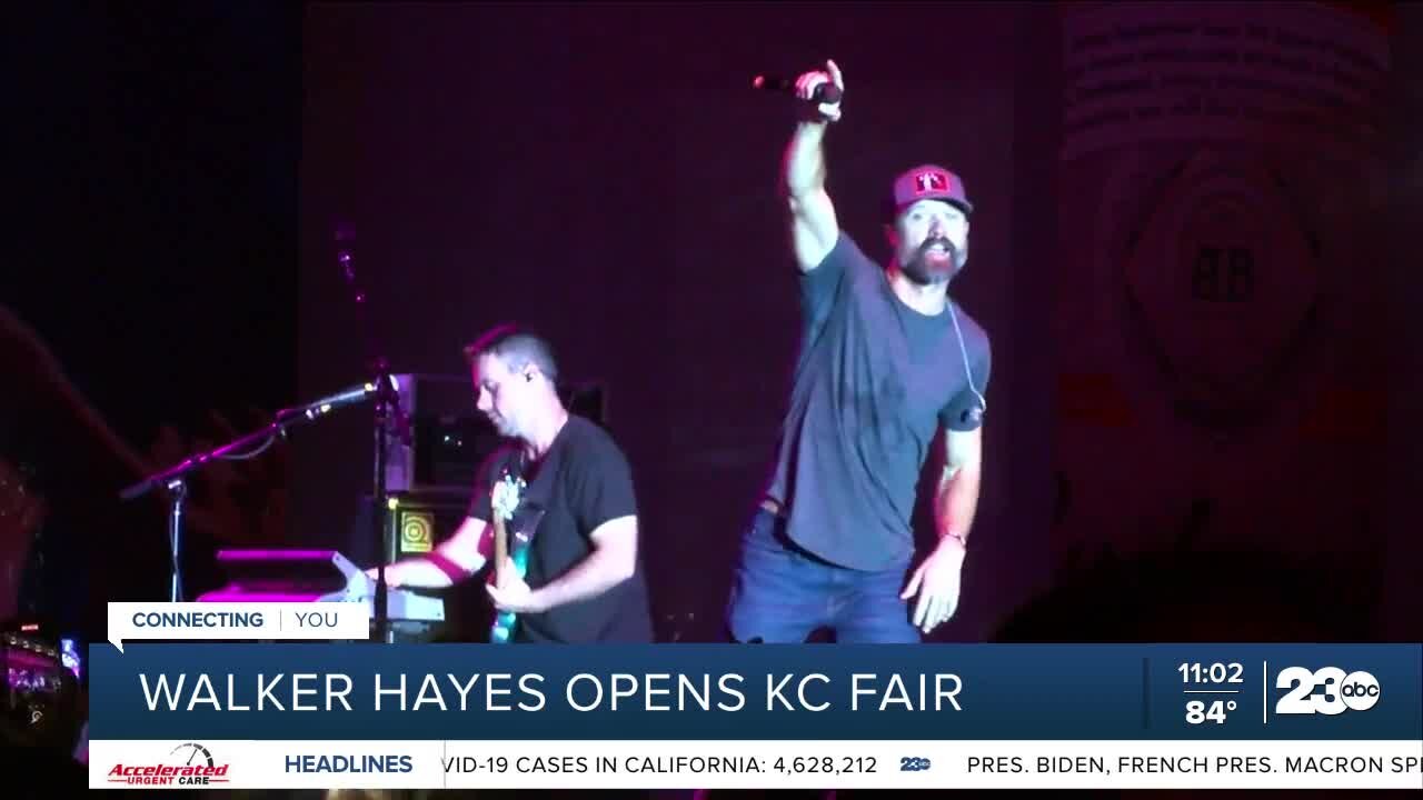 Walker Hayes opens the Kern County Fair