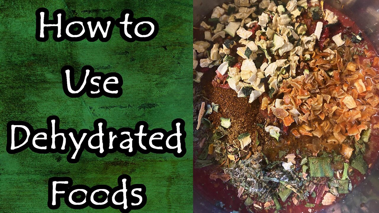 How to Use Dehydrated Foods