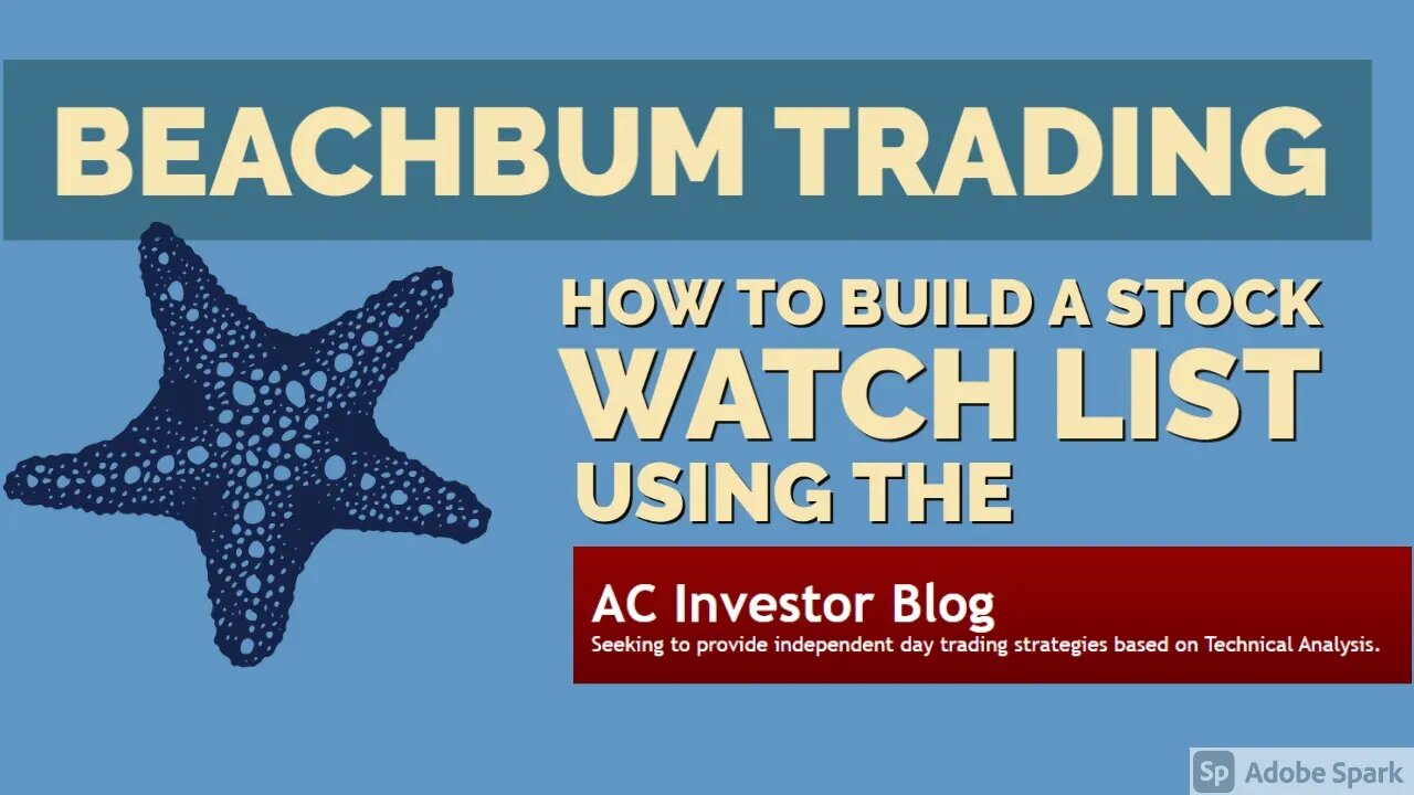 How to Build a Stock Watch List [Using the AC Investor Blog]