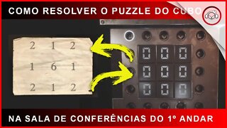 Fobia St Dinfna Hotel, Como resolver o puzzle do cubo de metal (Jogo Brasileiro) | Super dica