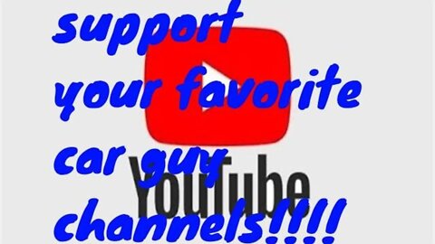 support Youtubers no matter what ! ( especially Uncle Tony's Garage )