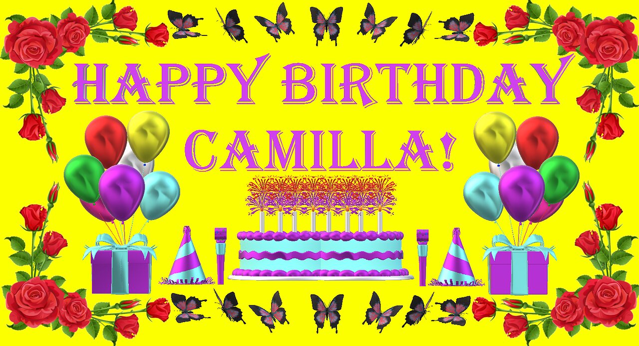 Happy Birthday 3D - Happy Birthday Camilla - Happy Birthday To You - Happy Birthday Song