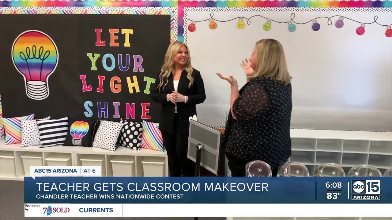Valley teacher gets classroom makeover after a national contest