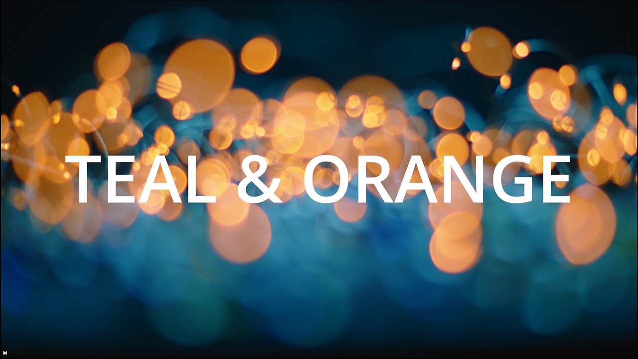 Create Teal AND Orange IN Camera