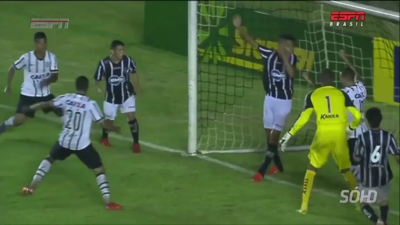 Os Gols do Jogo Corinthians 2 x 0 Bragantino Copa São Paulo 02 01 2016