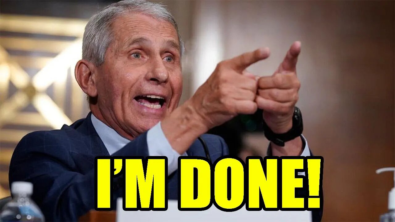 Dr Anthony Fauci announces his RETIREMENT, but there is a catch on when and I think I know why!