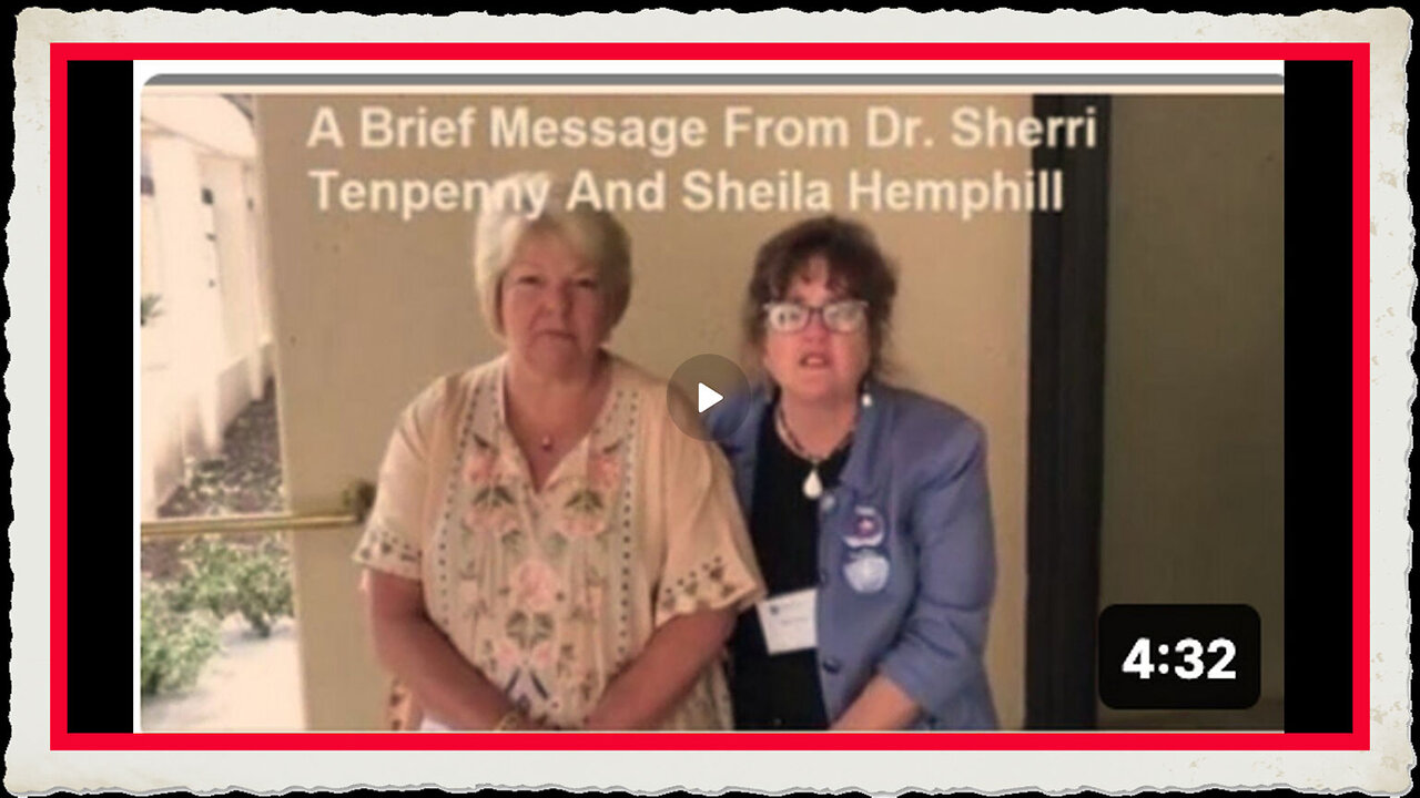 A BRIEF MESSAGE FROM DR. SHERRI TENPENNY AND SHEILA HEMPHILL