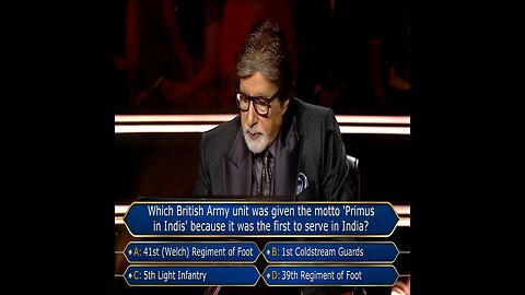 KBC देखिये 7 करोड़ का सवाल | See the question of 7 crores 😳😳😳